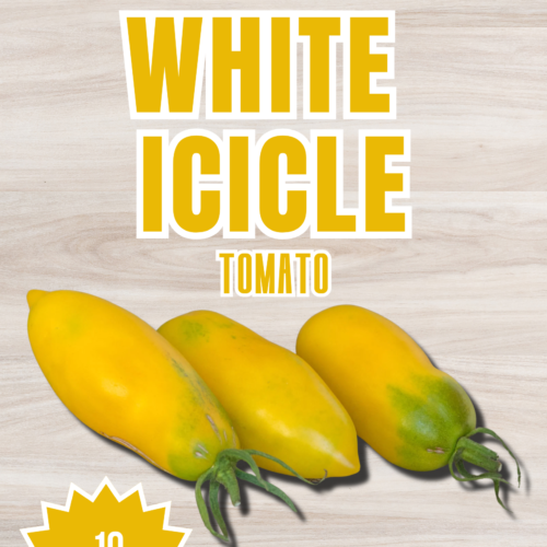 White Icicle Tomato Seeds