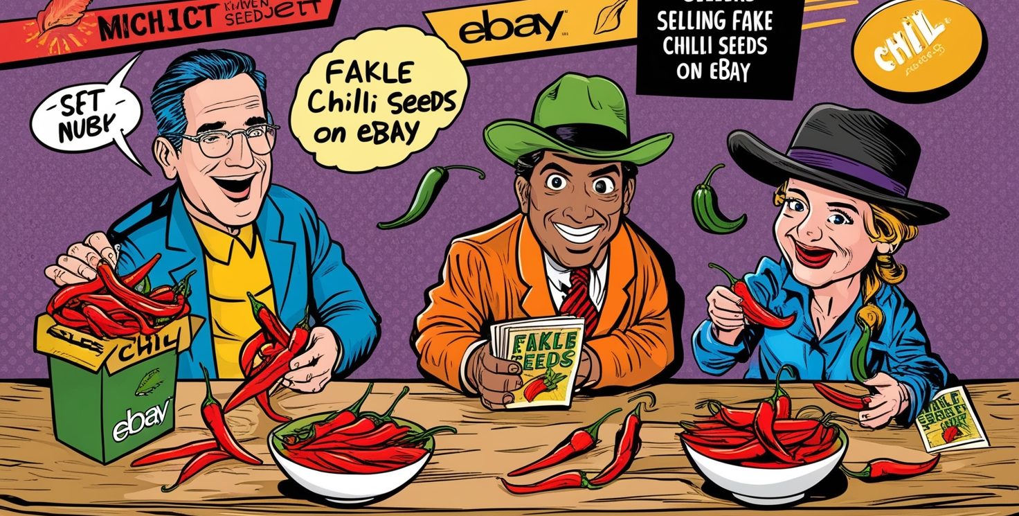 Fake Carolina Reaper Chilli Seeds on Ebay – Beware !