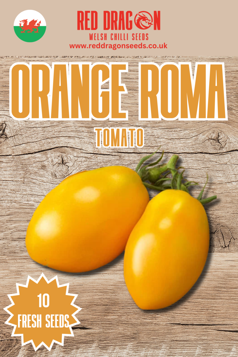 Orange Roma Tomato Seeds